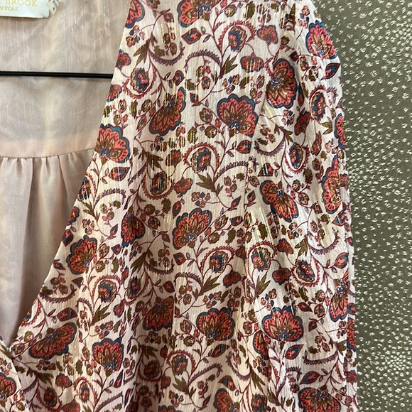 🔥🔥🔥NEW Ramy Brook Silk Vina Printed Ruched Mini Dress - Picture 12 of 15